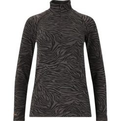 Koszulka damska z długimi rękawami Athlecia Anana. Niebieskie bluzki damskie Athlecia, bez wzorów, sportowe, bez kołnierzyka, bez ramiączek. W wyprzedaży za 136.00 zł.