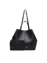 Emporio Armani Torebka EW005668 AF29459 Czarny. Czarne shopperki damskie Emporio Armani, bez wzorów, ze skóry, bez dodatków. Za 2,764.00 zł.