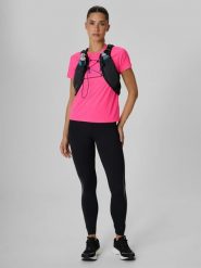4F Legginsy do biegania szybkoschnące damskie - czarne S. Czarne legginsy damskie 4F, bez wzorów, z materiału. Za 169.99 zł.