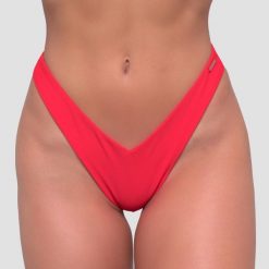 Dół od bikini damski pływanie brazylijski czerwony HAWAII. Czerwone stroje kąpielowe damskie GYMBEAM, xl, bez wzorów, z elastanu. Za 75.90 zł.