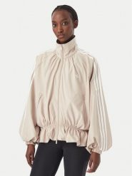 Adidas Bluza LG8941 Beżowy Oversize. Brązowe bluzy damskie Adidas, m, bez wzorów, z syntetyku, bez ramiączek, bez kaptura. Za 369.99 zł.
