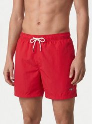 Gant Szorty kąpielowe 920026000 Czerwony jasny Regular Fit. Czerwone kąpielówki męskie GANT, m, bez wzorów, z syntetyku. Za 252.99 zł.