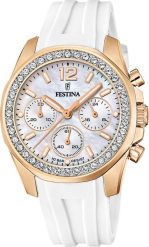 Zegarek Festina Zegarek damski Festina F20611-1 biały. Białe zegarki damskie Festina. Za 738.00 zł.