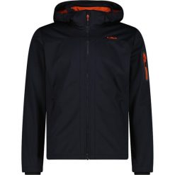 Kurtka softshell z kapturem CMP. Szare kurtki męskie CMP, na wiosnę, m, bez wzorów, z materiału, z kapturem. Za 368.00 zł.