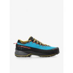 Buty podejściowe męskie La Sportiva TX4 Evo GTX. Niebieskie buty zimowe męskie La Sportiva, bez wzorów, bez obcasa, bez zapięcia. Za 770.99 zł.