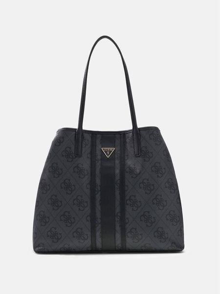Guess Torebka Victtoria HWSS95 14290 Czarny. Czarne shopperki damskie Guess, z aplikacjami, ze skóry, bez dodatków. Za 359.99 zł.