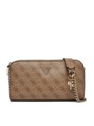 Guess Torebka HWESG9 51012 Beżowy. Brązowe listonoszki damskie Guess, z aplikacjami, ze skóry, bez dodatków. Za 319.99 zł.