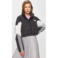 Adidas Originals - Kurtka. Czarne kurtki damskie adidas Originals, bez wzorów, z materiału, bez kaptura. Za 449.90 zł.