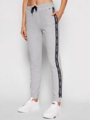Tommy Hilfiger Spodnie dresowe UW0UW00564 Szary Regular Fit. Szare spodnie dresowe damskie Tommy Hilfiger, bez wzorów, z bawełny. Za 239.99 zł.