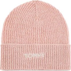 Czapka TOMMY HILFIGER - Effortless Knit Bean AW0AW05950 655. Czerwone czapki damskie Tommy Hilfiger, bez wzorów, z materiału. W wyprzedaży za 139.00 zł.