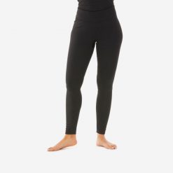 Legginsy termoaktywne narciarskie damskie Wedze BL 500. Bielizna sportowa damska WED'ZE, bez wzorów, z elastanu. W wyprzedaży za 34.99 zł.