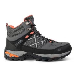 Buty trekkingowe damskie Samaris III. Szare obuwie trekkingowe damskie Regatta, bez zapięcia. W wyprzedaży za 299.99 zł.