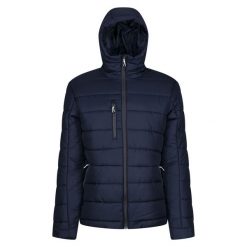 Męska Ocieplana Kurtka Navigate. Niebieskie kurtki męskie Regatta, m, bez wzorów, z puchu, sportowe, bez kaptura. Za 383.99 zł.