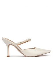 Steve Madden Klapki Brecki-P 11003668 Biały. Białe klapki damskie Steve Madden, bez wzorów, z materiału, bez obcasa, bez zapięcia. Za 599.99 zł.