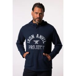 Męska Bluza z kapturem Iron Anvil fitness kaptur do rozm. 7 XL. Niebieskie bluzy męskie JAY-PI, m, bez wzorów, z bawełny, casualowe, bez ramiączek, z kapturem. Za 343.99 zł.