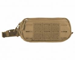 Nerka torba biodrowa OD Fanny Pack Laser Cut. Czarne saszetki i nerki męskie Mil-Tec, z aplikacjami, z materiału. Za 63.99 zł.
