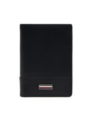 Tommy Hilfiger Portfel Th Corp Bifold AM0AM13248 Czarny. Czarne portfele męskie Tommy Hilfiger, bez wzorów, ze skóry. Za 159.99 zł.