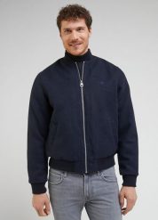 LEE MĘSKA KURTKA WOOL BOMBER JACKET SKY CAPTAIN 112341652 L87E016371. Kurtki męskie Lee, l, bez wzorów, bez kaptura. Za 259.99 zł.