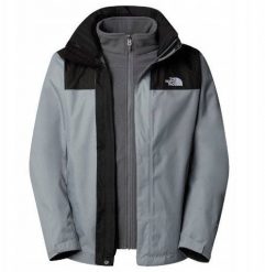 Kurtka The North Face M Evolve II Triclimate męska : Kolor - Szary, Rozmiar - XS. Szare kurtki męskie The North Face, m, bez wzorów, bez kaptura. Za 807.45 zł.