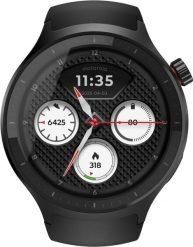 Smartwatch Motorola Motorola moto watch, 512 MB, Volcanic Ash_Silicone Black. Czarne zegarki smartwatch Motorola, bez wzorów. Za 379.00 zł.