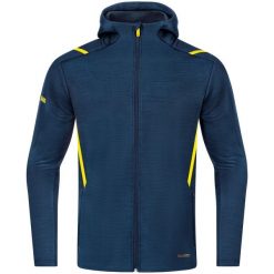 Bluza dresowa z kapturem Jako Challenge. Niebieskie bluzy damskie Jako, m, bez wzorów, z dresówki, klasyczne, bez ramiączek, z kapturem. Za 344.20 zł.