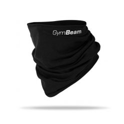 Komin sportowy outdoor poliestrowy Light Neck Gaiter Black. Czarne szaliki męskie GYMBEAM, bez wzorów, z materiału. Za 27.90 zł.