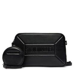 Torebka Steve Madden. Czarne listonoszki damskie Steve Madden, bez wzorów, bez dodatków. Za 329.99 zł.