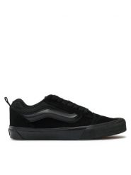 Vans Tenisówki Knu Skool VN0009QCBKA1 Czarny. Czarne trampki i tenisówki damskie Vans, bez wzorów, ze skóry, bez zapięcia. Za 229.99 zł.