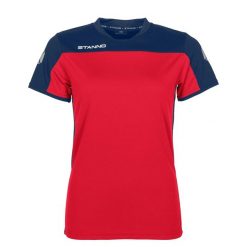 Damski jersey Stanno Pride. Czerwone koszulki sportowe damskie STANNO, bez wzorów, z jersey, bez ramiączek. Za 172.50 zł.