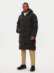 Tommy Hilfiger Płaszcz zimowy MW0MW37368 Czarny Regular Fit. Czarne płaszcze męskie Tommy Hilfiger, na zimę, m, bez wzorów, z syntetyku, bez kołnierzyka, bez kaptura. Za 1,259.00 zł.