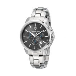 Zegarek Maserati. Szare zegarki męskie maserati, bez wzorów, srebrne. Za 999.99 zł.