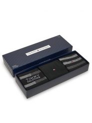 Tommy Hilfiger Skarpety długie 701235376 Czarny. Czarne skarpety męskie Tommy Hilfiger, bez wzorów, z bawełny. Za 99.99 zł.