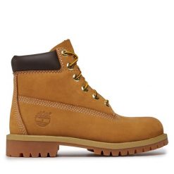 Trapery Timberland. Brązowe trapery damskie Timberland, bez zapięcia. Za 609.99 zł.
