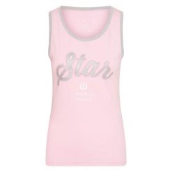 Damski tank top Imperial Riding Shimmer. Czerwone topy damskie IMPERIAL RIDING, bez wzorów, sportowe, bez kołnierzyka, bez ramiączek. Za 140.50 zł.
