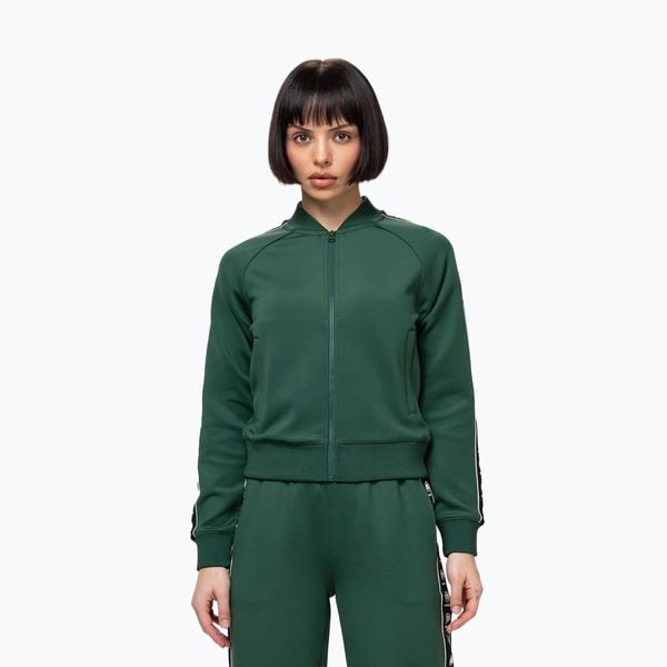 Bluza damska Pitbull Verona Collar Zip. Zielone bluzy damskie PITBULL, l, bez wzorów, z elastanu, bez ramiączek, bez kaptura. Za 179.99 zł.