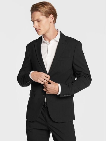 Lindbergh Garnitur 30-61040 Czarny Slim Fit. Czarne garnitury męskie Lindbergh, m, bez wzorów, z syntetyku. Za 839.99 zł.