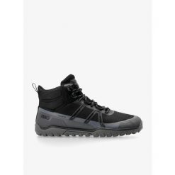 Buty turystyczne męskie Xero Shoes Scrambler Trail Mid WP. Czarne buty zimowe męskie XERO SHOES, bez wzorów, bez obcasa, bez zapięcia. Za 566.99 zł.