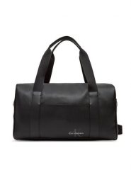 Calvin Klein Torba Mono Logo Duffle 42 LV04G3054G Czarny. Czarne torby podróżne damskie Calvin Klein, bez wzorów, ze skóry. Za 519.99 zł.