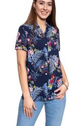 KOSZULA DAMSKA MUSTANG Edda AOP Blouse 1009460 11708. Koszule damskie Mustang, s, bez wzorów, bez kołnierzyka, bez ramiączek. W wyprzedaży za 49.99 zł.