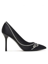 KARL LAGERFELD Szpilki Sarabande KL30906P Czarny. Czarne szpilki damskie KARL LAGERFELD, bez wzorów, z materiału, bez obcasa, na szpilce, bez zapięcia. Za 794.99 zł.