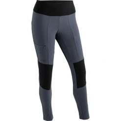 Damskie legginsy Maier Sports Dacit. Niebieskie legginsy damskie Maier Sports, bez wzorów, z materiału. Za 458.20 zł.