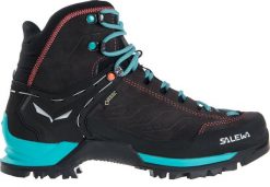 Buty trekkingowe damskie Salewa Trainer Mid czarne r. 38. Czarne obuwie trekkingowe damskie Salewa, bez zapięcia. Za 966.98 zł.