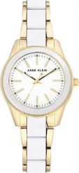 Zegarek Anne Klein ZEGAREK DAMSKI Anne Klein Gold-Tone AK-3212WTGB + BOX. Zegarki damskie Anne Klein. Za 512.87 zł.