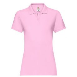 Damska Koszulka Polo Premium Plain. Czerwone koszulki sportowe damskie fruit of the loom, xl, bez wzorów, bez ramiączek. Za 55.99 zł.