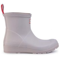 Kalosze Hunter. Szare kalosze damskie Hunter, bez wzorów, bez zapięcia. Za 419.00 zł.