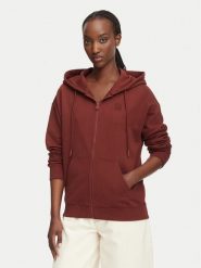 HUGO Bluza Dalfine 50535240 Brązowy Regular Fit. Brązowe bluzy damskie Hugo, xl, bez wzorów, z bawełny, bez ramiączek, bez kaptura. Za 639.99 zł.