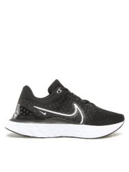 Nike React Infinity Run Flyknit 3 Buty do biegania damskie. Czarne obuwie sportowe damskie Nike, bez wzorów, bez zapięcia, do biegania. Za 279.99 zł.