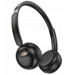 HOCO słuchawki bezprzewodowe bluetooth nagłowne W62 czarne. Czarne słuchawki bezprzewodowe Hoco. Za 51.89 zł.