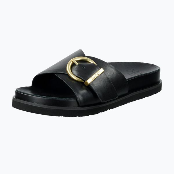Klapki damskie GANT Mardale. Czarne klapki damskie GANT, na lato, bez wzorów, z gumy, eleganckie, bez obcasa, bez zapięcia. Za 339.99 zł.