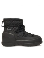 Moon Boot Śniegowce Mb Mezzaluna Quilted Mid Wp 80D2500020 Czarny. Czarne śniegowce damskie Moon Boot, z materiału, bez zapięcia. Za 899.99 zł.